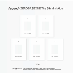 ZEROBASEONE - The 6th Mini Album [Ascend-] (11 Ver.) PRE-ORDER 