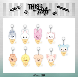 Stray Kids PLUSH KEYRING ICECREAM Ver