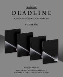 BLACKPINK - DEADLINE SILVER Ver. (Set) + Weverse Gift (WS)  PRE - ORDER 