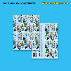 TWS - 5th Mini Album 'NO TRAGEDY' Weverse Albums ver. + Logo Magnet (APPLE MUSIC) PRE - ORDER 