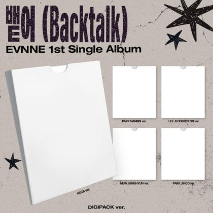 EVNNE - 1st Single Album [Backtalk] DIGIPACK ver. (5 types Random Ver.) PRE - ORDER