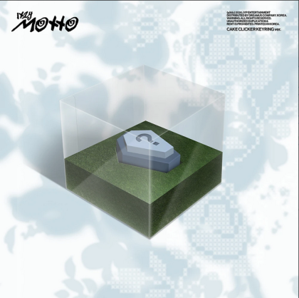 ITZY - [MOTTO] (CAKE CLICKER KEYRING Ver.) + Random Photocard (APPLE MUSIC) PRE-ORDER 