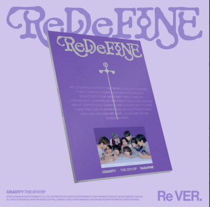 CRAVITY - THE 8TH EP [ReDeFINE] (Re VER.) 