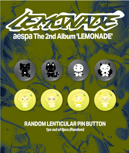 aespa Random Pin Button