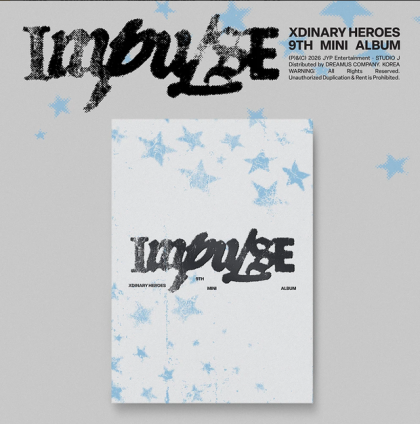 Xdinary Heroes IMPULSE postcard book ver K-Pop албум опаковка