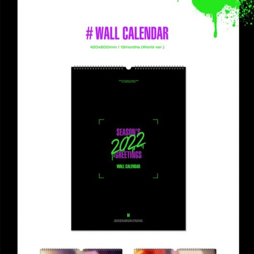 BTS 2022 Wall Calendar