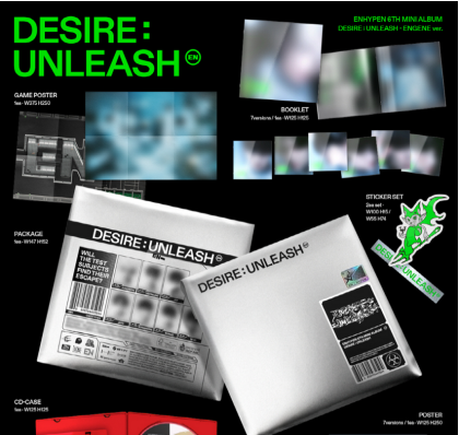 ENHYPEN - [DESIRE : UNLEASH] (7 Types Random ver) 