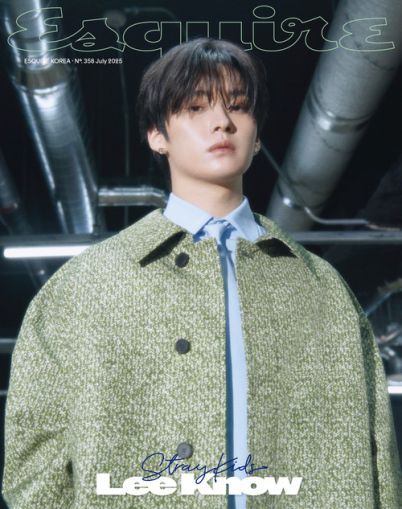 Lee Know (Stray Kids) – ESQUIRE Korea AUGUST 2025 C Version – K-pop Списаниe  PRE - ORDER 