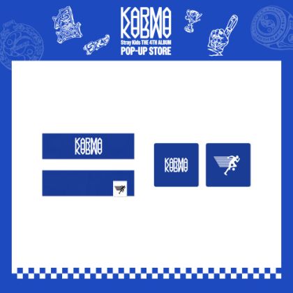 Stray Kids - POP-UP STORE [KARMA] MD : HEAD BAND & SWEAT BAND SET PRE - ORDER 