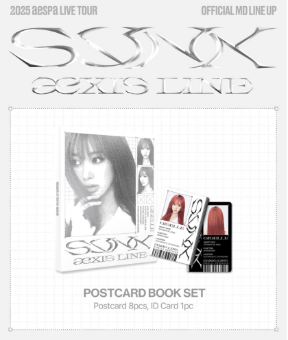 aespa - aespa LIVE TOUR OFFICIAL MD : POST CARD BOOK SET (ИЗБОР НА ВЕРСИЯ) PRE - ORDER 