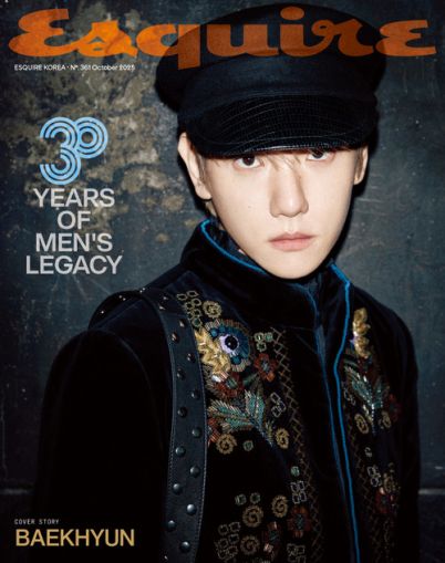 BAEKHYUN - OCTOBER 2025 [ESQUIRE] (B ver) PRE - ORDER 