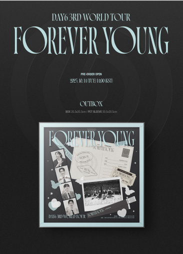 DAY6 - 3RD WORLD TOUR [FOREVER YOUNG] Blu-ray + Photocard SETPRE - ORDER 