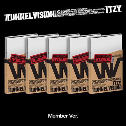 ITZY - TUNNEL VISION (Member Ver.) (5 types Random Ver.) PRE - ORDER 