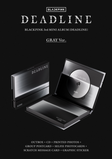 BLACKPINK - DEADLINE GRAY Ver. + Weverse Gift (WS)  PRE - ORDER 