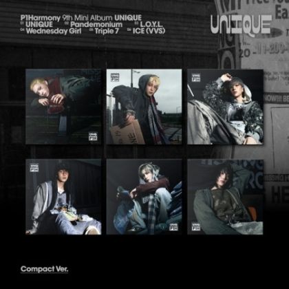 [EARLY BIRD] P1HARMONY - 9TH MINI ALBUM [UNIQUE] (Compact Ver.) + Weverse Gift (WS) PRE-ORDERD