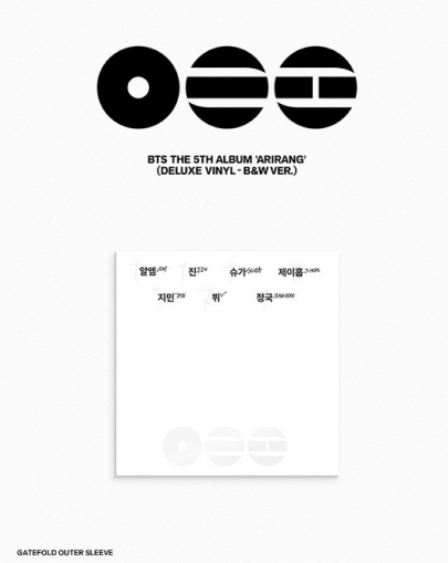 BTS - ARIRANG (Deluxe Vinyl) (2 types Random Ver.) 