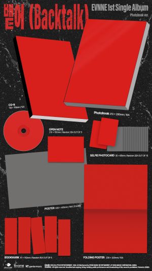 EVNNE - 1st Single Album [Backtalk] (Photobook Ver.) PRE - ORDER
