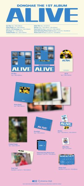 DONGHAE - THE 1ST ALBUM [ALIVE] (Photobook Ver.) + Random Photocard (SW) PRE - ORDER