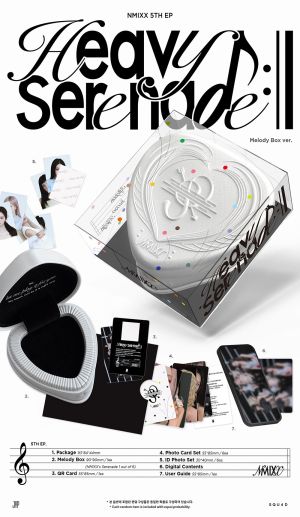 NMIXX - 5TH EP [Heavy Serenade] (Melody Box Ver.) + Random Photocard (APPLE MUSIC) PRE - ORDER 