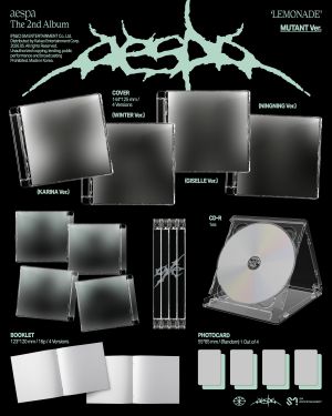 aespa - 2ND ALBUM [LEMONADE] (MUTANT Ver.) (4 types Random Ver.) PRE-ORDER 