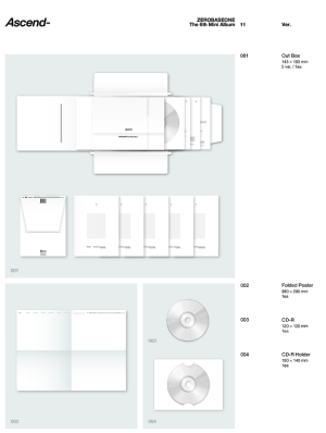 ZEROBASEONE - The 6th Mini Album [Ascend-] (11 Ver.)  + Random Photocard (SW) PRE-ORDER 