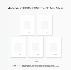 ZEROBASEONE - The 6th Mini Album [Ascend-] (11 Ver.)  + Random Photocard (APPLE MUSIC) PRE-ORDER 