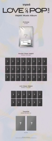 tripleS official Kpop album LOVE and POP
