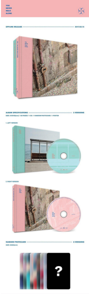 Kpop album BTS YOU NEVER WALK ALONE