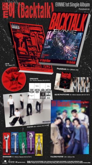 EVNNE - 1st Single Album [Backtalk] (Photobook Ver.) 