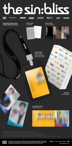 ENHYPEN THE SIN BLISS ID Card Ver