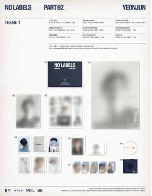 YEONJUN – NO LABELS: PART 02 (Set) + Weverse Gift (WS)  