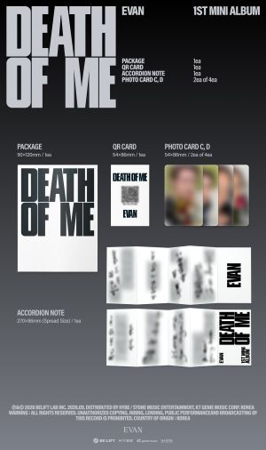 EVAN DEATH OF ME Weverse Albums Ver