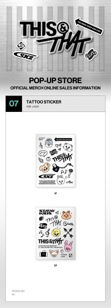 Stray Kids – TATTOO STICKER