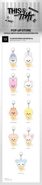 Stray Kids PLUSH KEYRING ICECREAM Ver