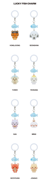 ATEEZ BLUE DRIFT Lucky Fish Charm