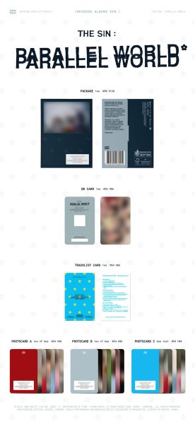 ENHYPEN THE SIN PARALLEL WORLD Weverse Albums версия
