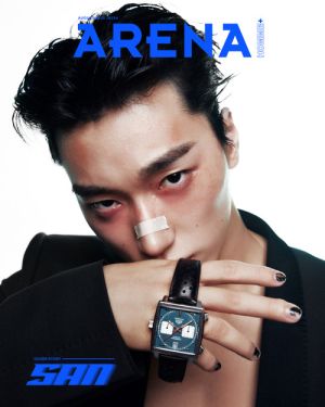 SAN (ATEEZ) – ARENA Homme+ AUGUST 2025 B Version – K-pop Списаниe PRE - ORDER 