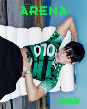 SAN (ATEEZ) – ARENA Homme+ AUGUST 2025 E Version – K-pop Списаниe PRE - ORDER 