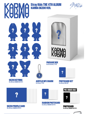Stray Kids - 4TH ALBUM [KARMA] (SKZOO VER.) PRE - ORDER