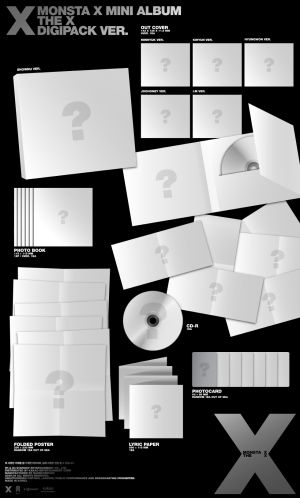 MONSTA X -  THE X (DIGIPACK VER.)  + Random Photocard (Starship Square)PRE - ORDER
