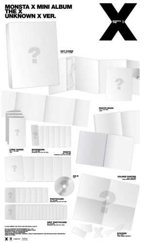 MONSTA X - THE X (4 type VER.)  + Random Photocard  PRE - ORDER