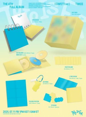 TWICE - 4TH FULL ALBUM "THIS IS FOR" (CONFETTI ver.)