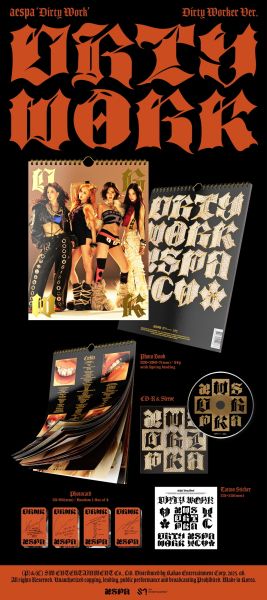 aespa - SINGLE [DIRTY WORK] (DIRTY WORKER VER.) + Random Photocard (APPLE MUSIC) 
