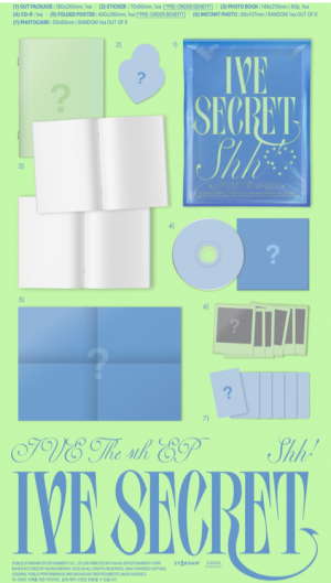 IVE - THE 4TH EP [IVE SECRET] (Shh! ver. / Gasp! ver. / Psst! ver.) PRE - ORDER 