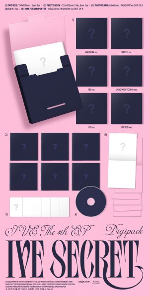 IVE - THE 4TH EP [IVE SECRET] (Digipack ver.) PRE - ORDER 