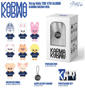 Stray Kids - 4TH ALBUM [KARMA] (SKZOO VER.) PRE - ORDER