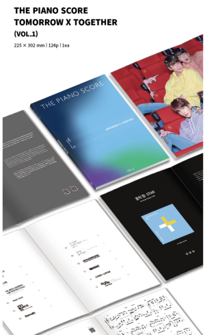 TOMORROW X TOGETHER - THE PIANO SCORE : TOMORROW X TOGETHER (VOL.1)  PRE - ORDER 