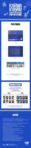 Stray Kids - POP-UP STORE [KARMA] MD : PVC POUCH PRE - ORDER 