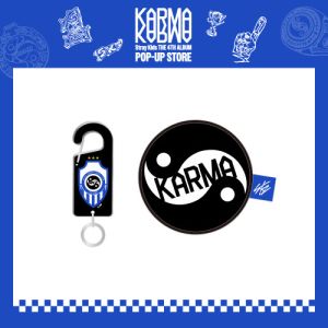 Stray Kids - POP-UP STORE [KARMA] MD : ACRYLIC CARABINER & BALL POUCH SET  PRE - ORDER 