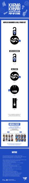 Stray Kids - POP-UP STORE [KARMA] MD : ACRYLIC CARABINER & BALL POUCH SET  PRE - ORDER 